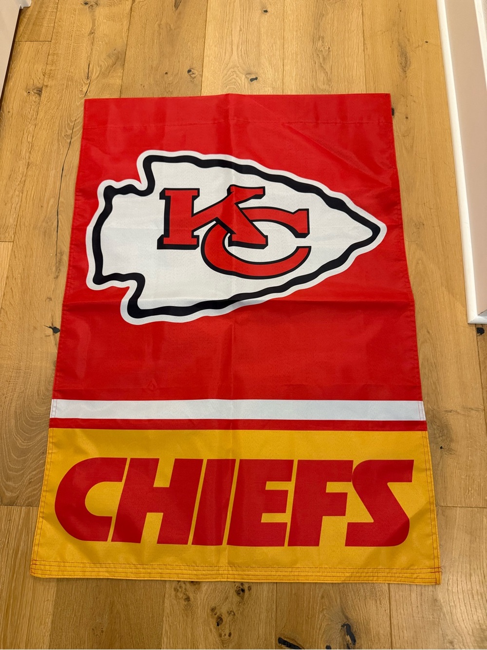 NWOT Kansas City Chiefs Flag 28”x40”